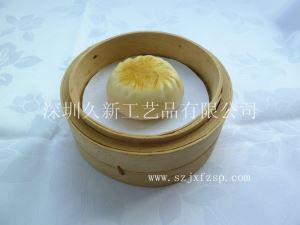 福建港式茶餐厅模型：奶黄皇包模型