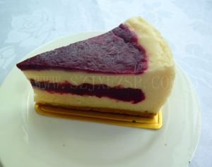 仿真蛋糕食品模型：紫署蛋糕仿真菜