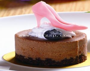 新加坡甜品蛋糕模型，高档粉色高跟鞋蛋糕模型