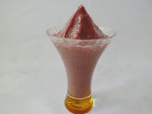 冰点甜品模型：木瓜冰激凌甜品模型