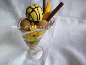 甜品食品模型：冰激凌杯甜品食品模型