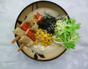 韩式料理假菜：韩式海鲜饼面假菜