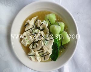 中餐食品模型：汤水饺食品模型