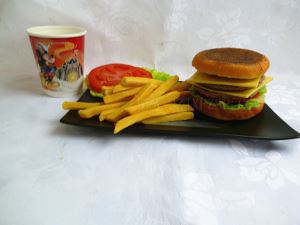 食品模型 SD汉堡