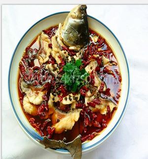 麻辣太安鱼菜品模型