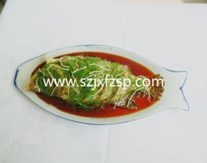 中餐食品模型：清蒸石油桂花鱼模型