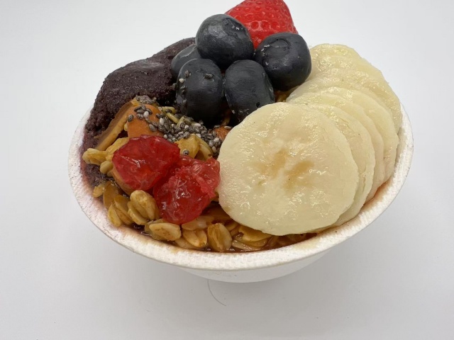 仿真食物 杂锦酸奶模型