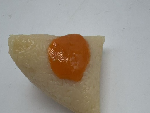 蛋黄流沙粽子食品模型