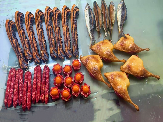 广州酒家定制打样的仿真腊味食物模型已完成交货